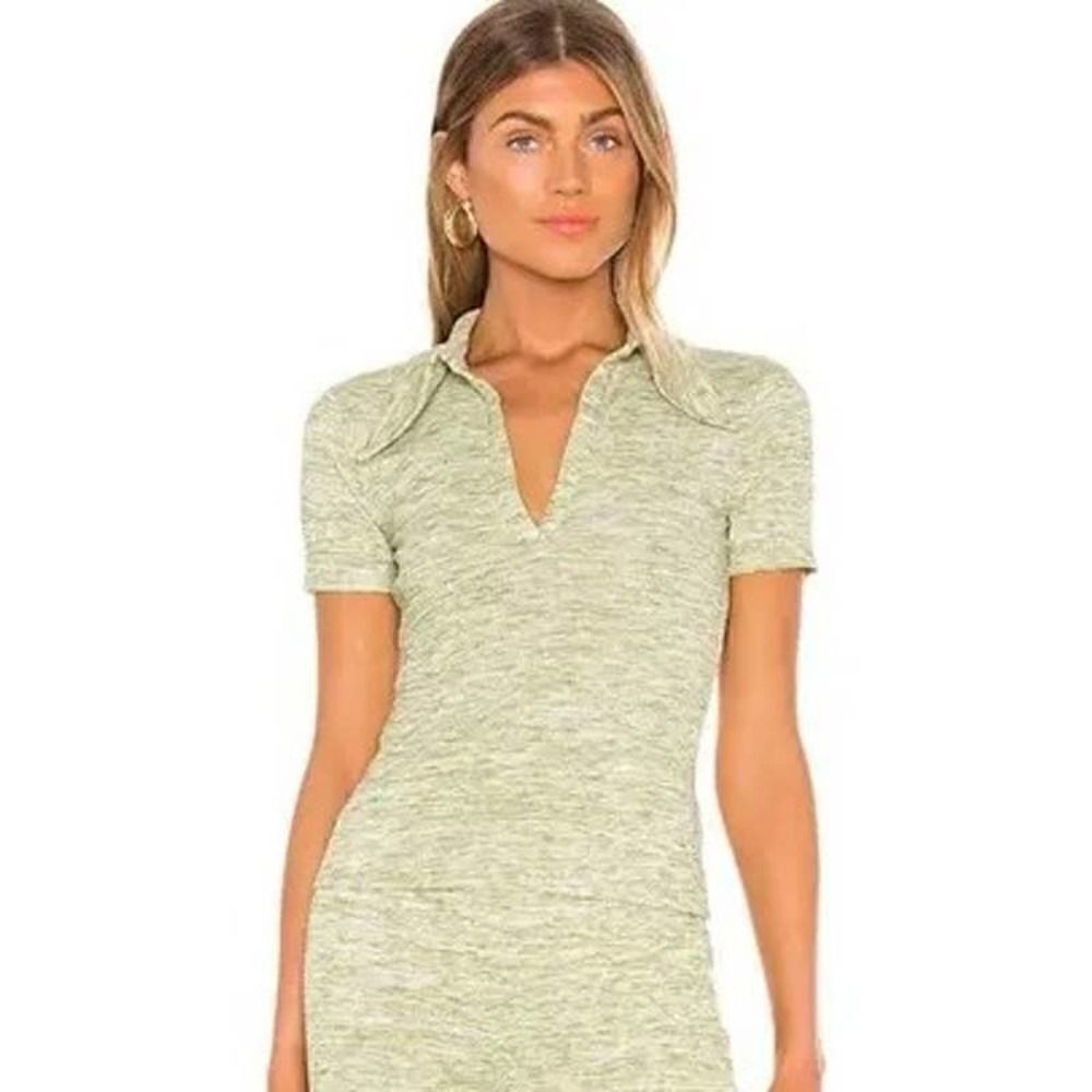 Song of Style Nema Top in Green Heather Sz. L
